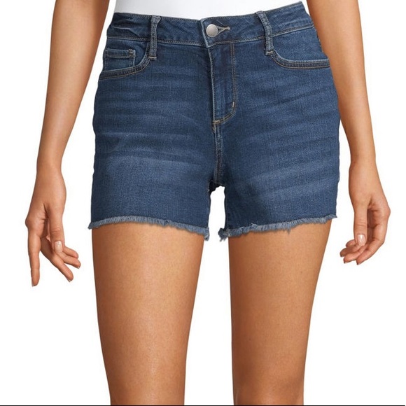 a.n.a Womens Mid Rise 3.5" Denim Short - Picture 1 of 3